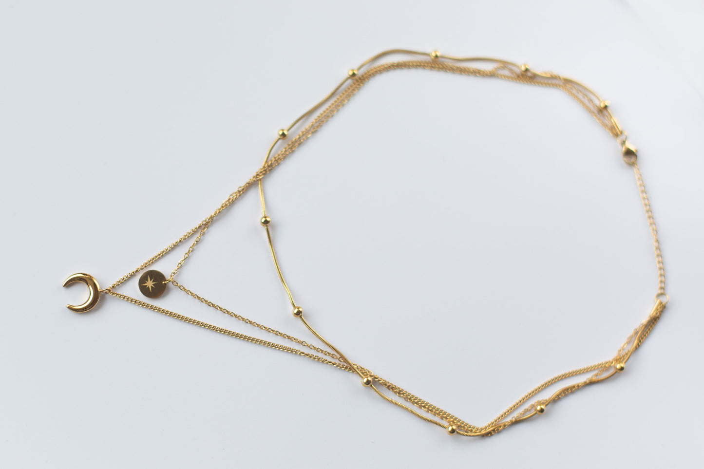 Halo Layered Necklace