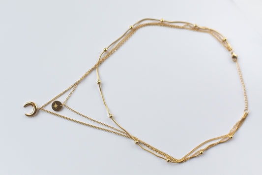 Halo Layered Necklace